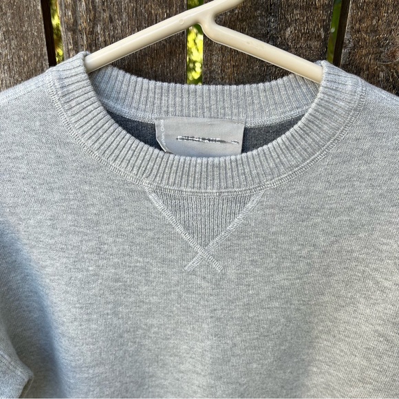 Everlane Wm’s The Cotton-Merino Sweatshirt Sweater In Heathered Gray NWOT Sz XS - Picture 5 of 12